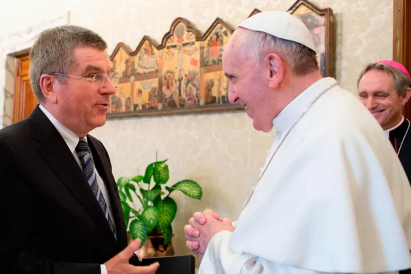 El Papa reclamó al Comité Olímpico la excesiva comercialización del deporte