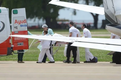 Gioja quedó internado en Buenos Aires
