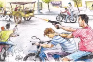 Atacaron un carro y mataron a un niño