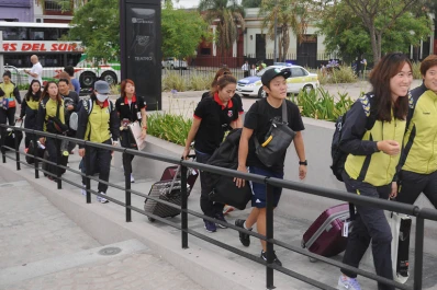 La selección coreana de hockey está en Tucumán