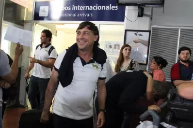 Los tucumanos llegaron en el mismo vuelo