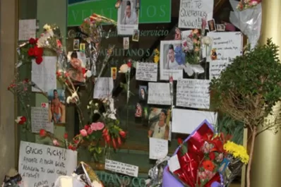 Ricardo Fort fue despedido por su madre y sus hijos