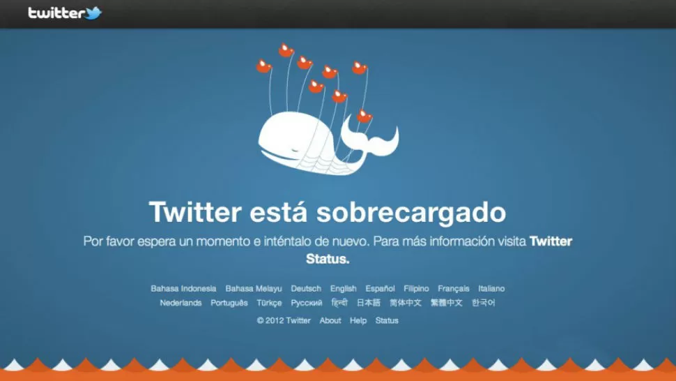 EN LAS REDES. Twitter reveló que eliminó su reconocida imagen del Fail Whale. IMAGEN TOMADA DE FAYERWAYER.COM