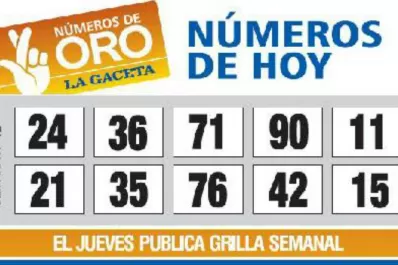 Los Números de Oro de LA GACETA