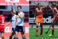 Holandesas e inglesas celebran sus triunfos en las redes sociales