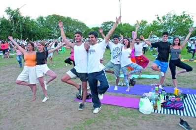 En paz, respirando el presente