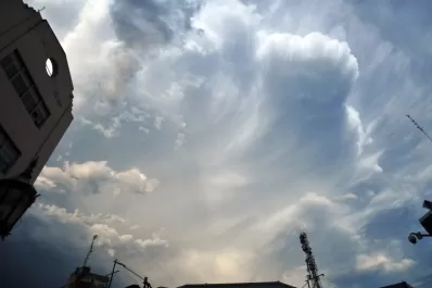 Fuertes vientos y algunas gotas, tras la ola de calor
