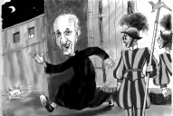 Dicen que por las noches, en Roma, el Papa sale a asistir a los sin techo