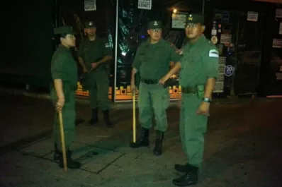 Ya hay gendarmes en las calles del centro