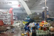 El supermercado de Wan fue arrasado en Villa Luján