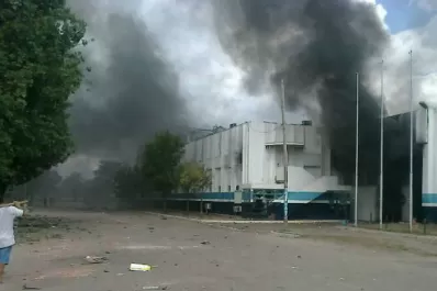 Batalla campal en la distribuidora mayorista Sancor, en Banda del Río Salí