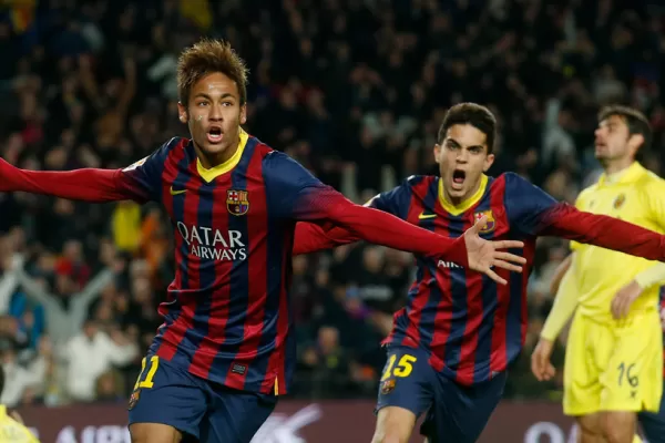 Con dos goles de Neymar, el Barcelona se impuso al Villarreal