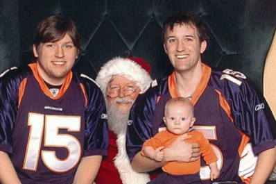 Dos hermanos llevan sentados 30 años en las rodillas de Papá Noel