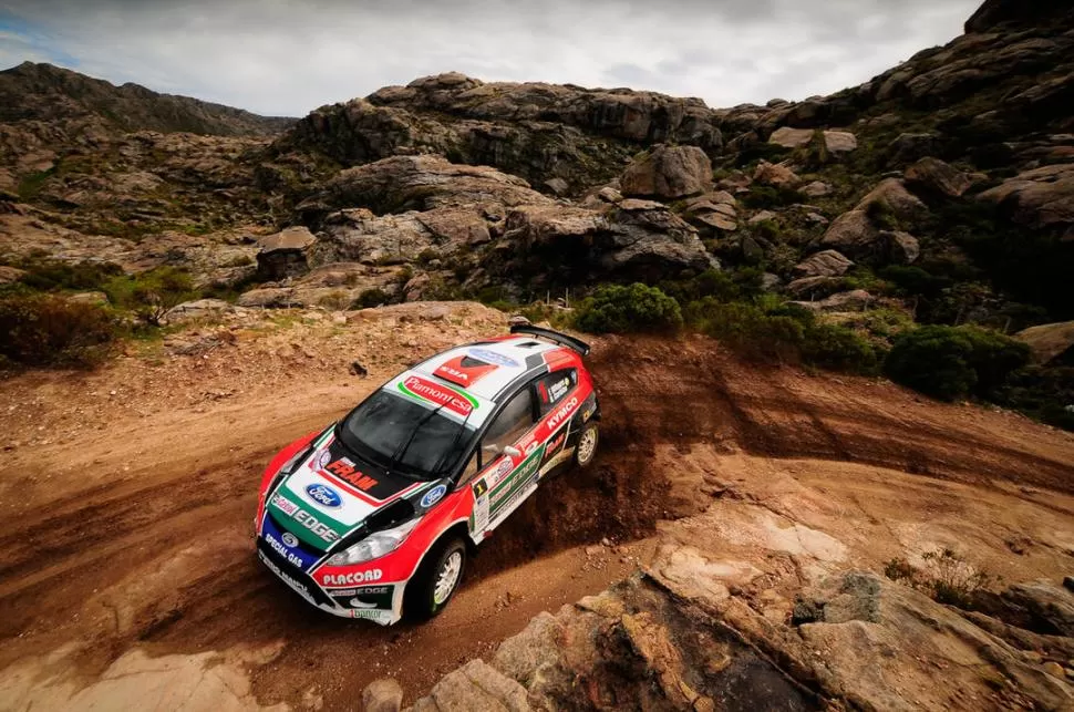 IMPARABLE. El cordobés Federico Villagra logró con su Ford Fiesta el 20° título de su carrera profesional. 