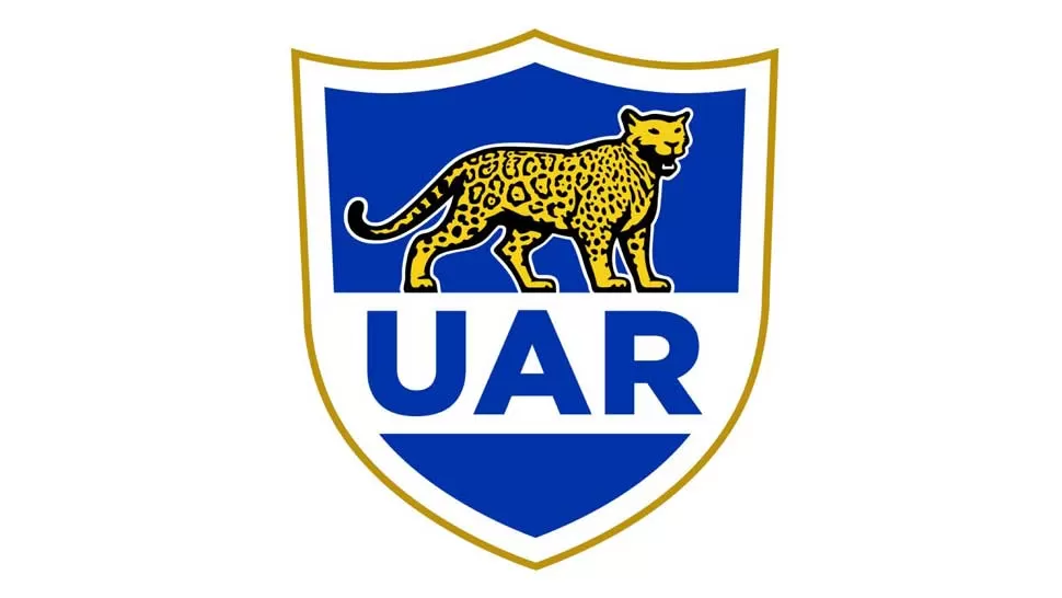 FLAMANTE. El nuevo escudo de la UAR modificó y estilizó la figura del yaguareté. FOTO TOMADA DE TWITTER.COM/UNIONARGENTINA