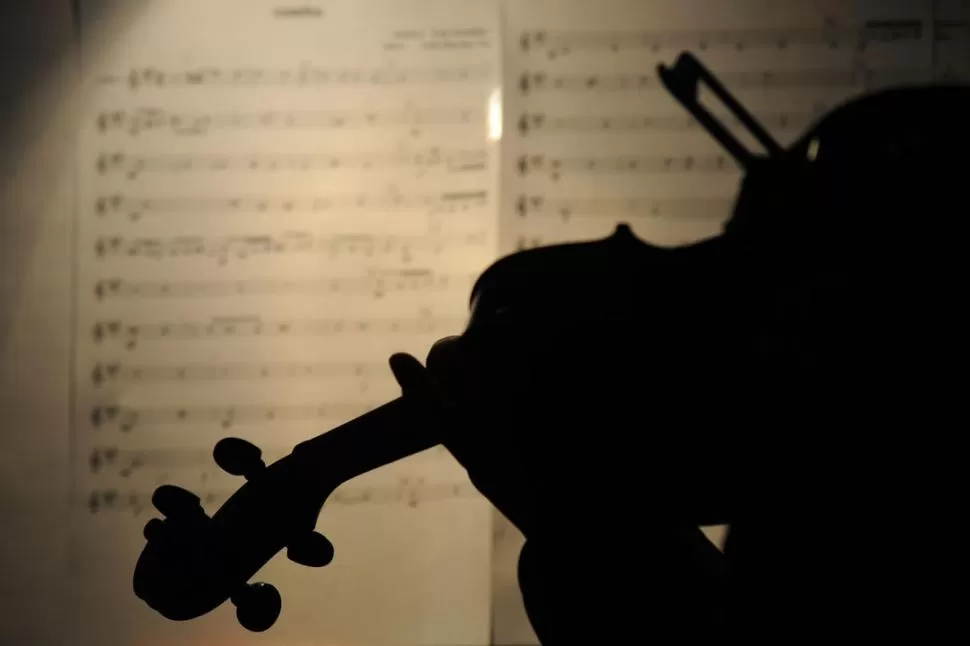 LA PARTITURA. Vivaldi compuso el Gloria para coro y orquesta de cuerdas, más oboe, trompeta y continuo. la gaceta / fotos de archivo