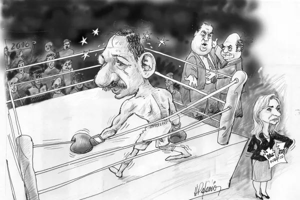 Con la agenda y la moral averiadas