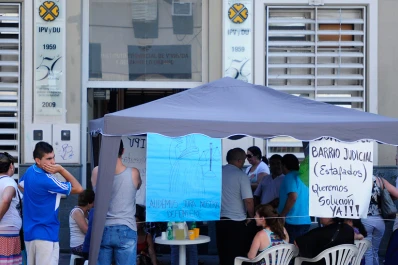 Hay un principio de acuerdo para los damnificados del barrio del gremio judicial