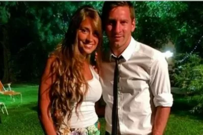Lionel Messi y Antonella Roccuzzo disfrutan de Rosario