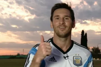 Messi envió a sus fans un mensaje de fin de año