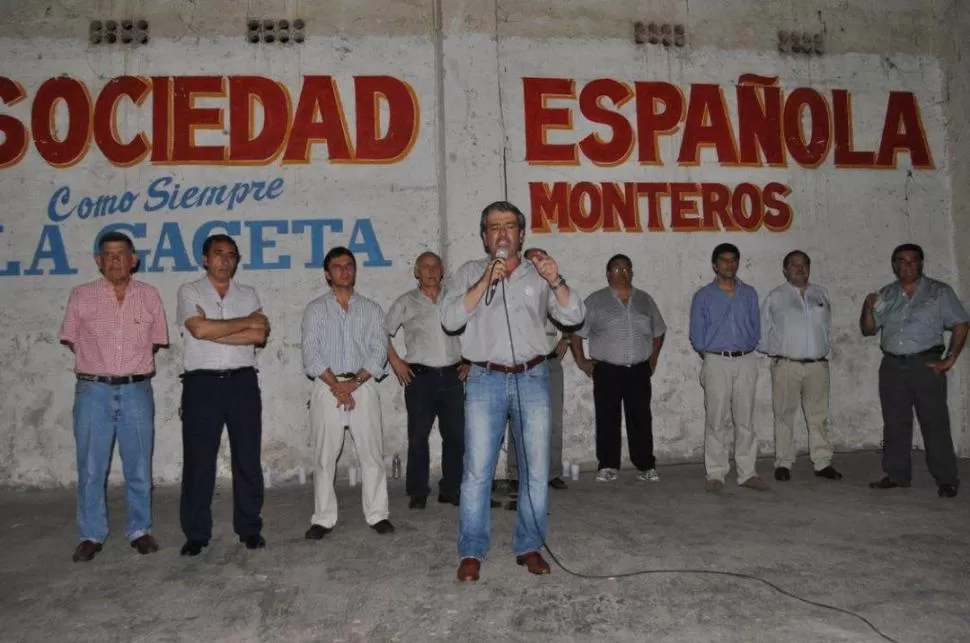 MITIN DE FIN DE AÑO. El ACyS realizó actos en Concepción y en Monteros. prensa senador jose cano