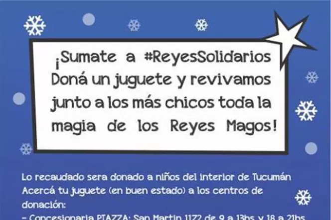 Reyes Solidarios juntan juguetes y ropa para regalar sonrisas