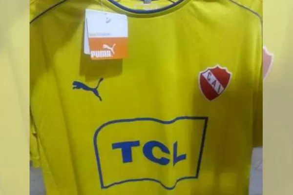 Independiente estrenará una camiseta amarilla
