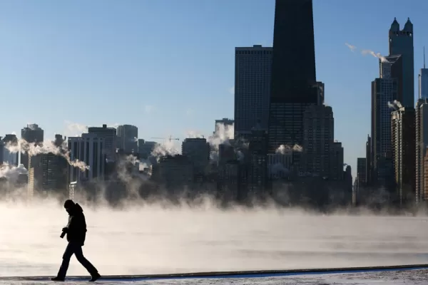 En Estados Unidos la térmica llegó a los -45°