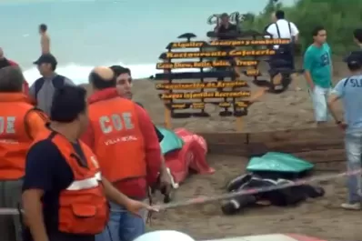 Video: Las primeras imágenes del rayo que cayó en Villa Gesell