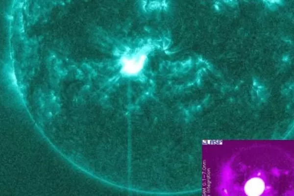Una eyección solar golpeará hoy a la Tierra