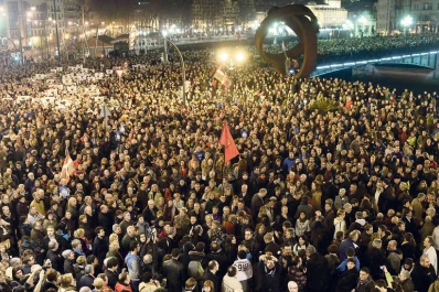 Unas 100.000 personas marchan a favor de los presos de ETA
