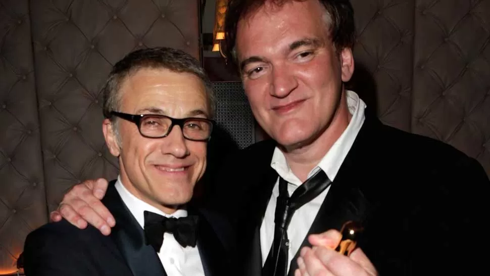 JUNTOS. Tarantino y Waltz repetirán la dupla que llevó al actor a la fama en Django. FOTO TOMADA DE RELEASEDONKEY.COM