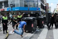 Los ambulantes se fueron del microcentro luego del accionar de la Policía
