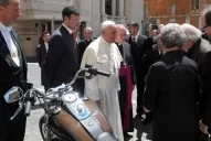El Papa subasta su Harley Davidson en beneficio de Cáritas