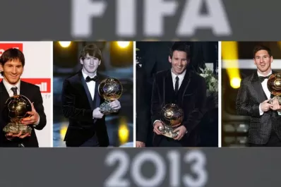 Los trajes con los que Messi recibió el Balón de Oro