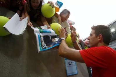 De Potro ganó en su debut en el Abierto de Australia