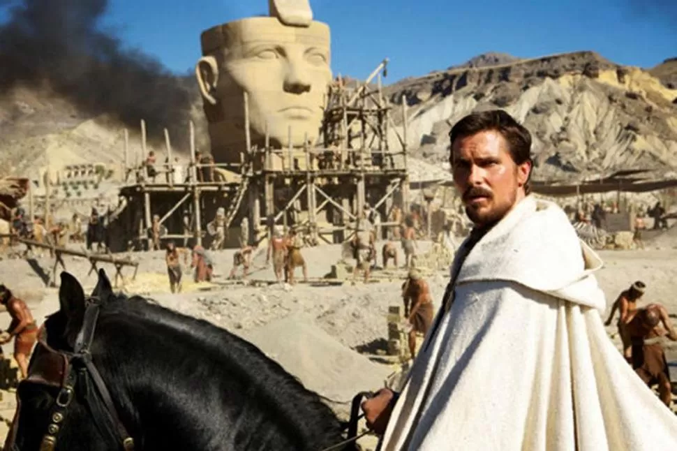 EL EGIPTO DE ALMERIA. Christian Bale en una escena de “Exodus”, la película de Ridley Scott en la que encarna nada menos que a Moisés.