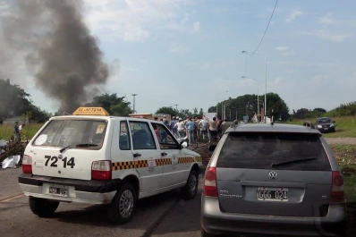 Una protesta complicó la circulación en la ruta nacional 157, en el acceso a Bella Vista