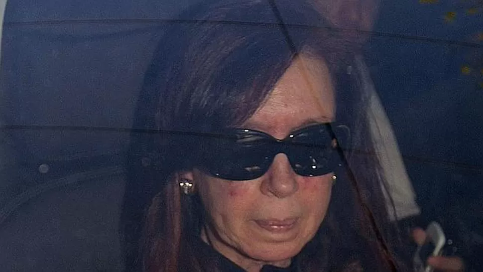 PROBLEMAS DE SALUD. Cristina Fernández había sido operada en octubre. FOTO ABC. 