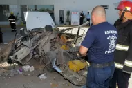 El tubo de GNC que explotó en Santiago estaba soldado precariamente