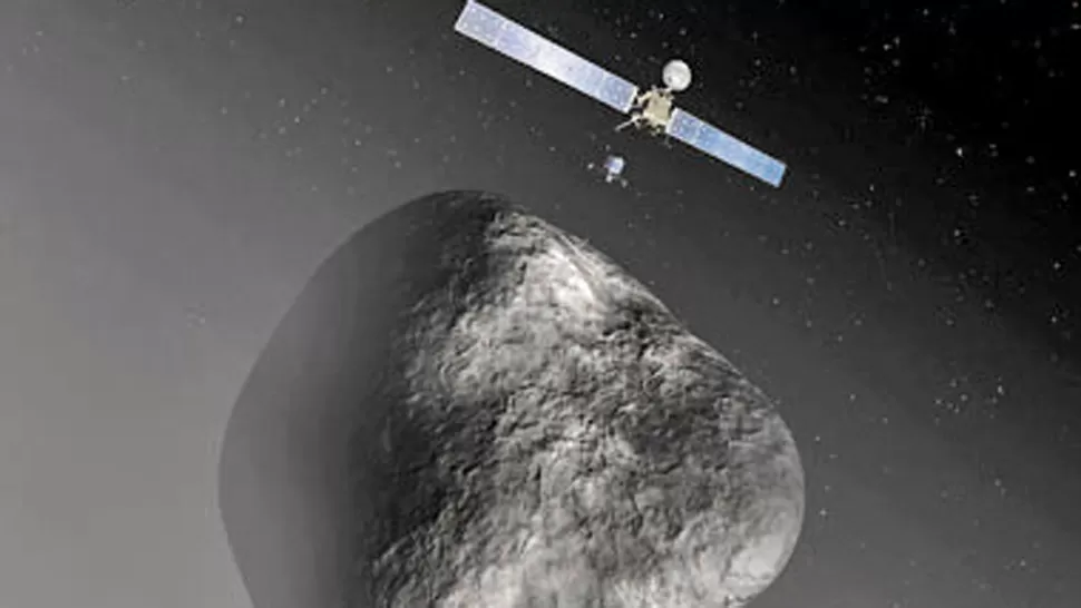 Una sonda bajará sobre un cometa