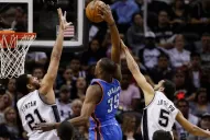 Durant fue imparable para los Spurs