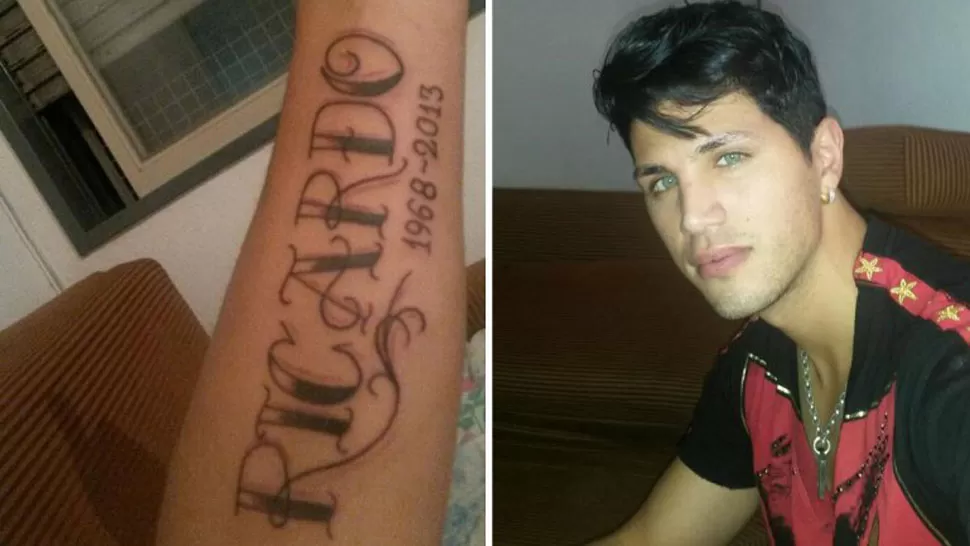 EN LA PIEL. Rodrigo compartió su último tatuaje en la red social. IMAGEN TOMADA DE TWITTER (@DIAZRODRI1)