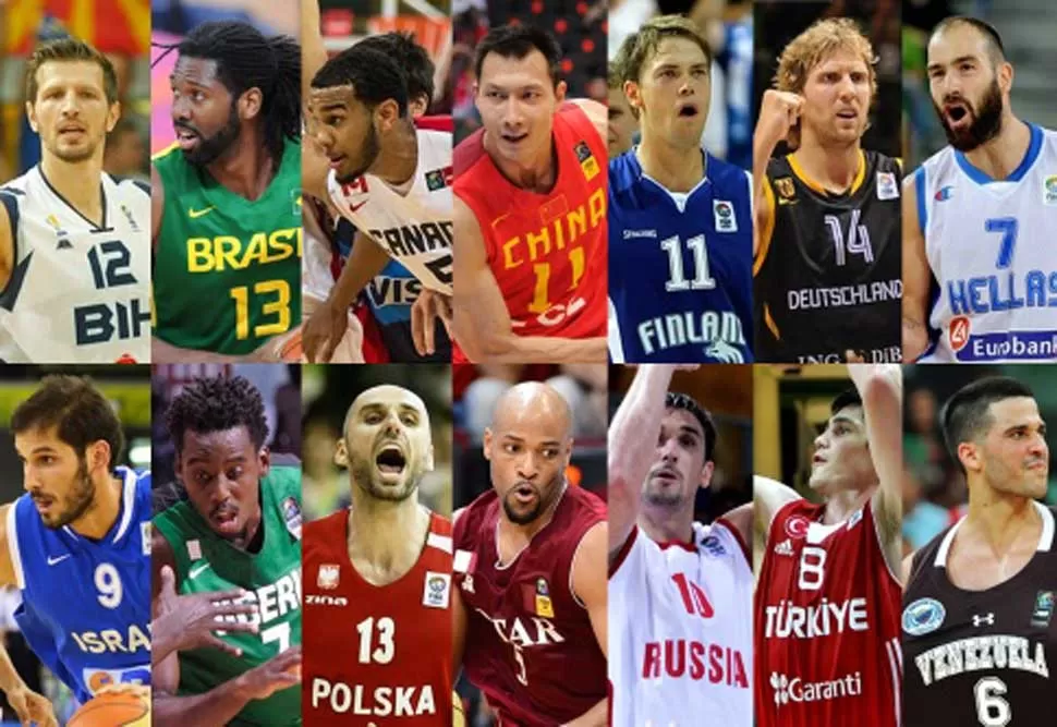 ¿CANDIDATOS? Hasta ayer la FIBA manejaba 14 equipos, que ahora son 12 tras la baja de Italia y Alemania. FOTO TOMADA DE FIBA.COM