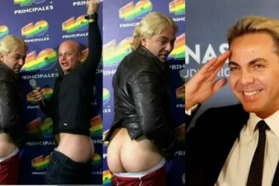 De la tanga al desnudo: Cristian Castro mostró su cola en un evento