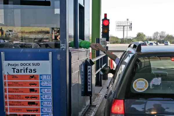 El sábado subirán hasta un 50% los peajes