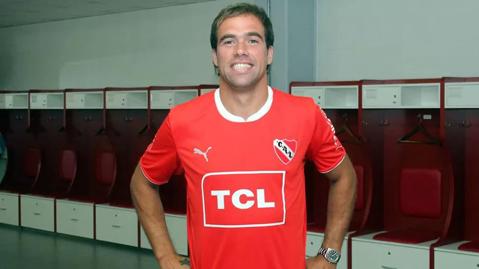 REGRESO. Insúa ya es jugador de Independiente. FOTO TOMADA DE CLUBAINDEPENDIENTE.COM