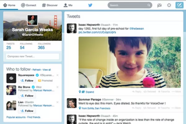 La web de Twitter cambia y se parece cada vez más al celular