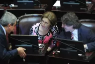 Betty Rojkés: Por ahora sigo siendo yo la presidenta del Senado