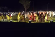 En la gruta de la Virgen la alegría se vuelve contagiosa